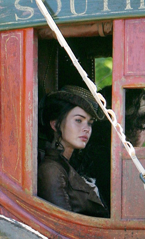 megan fox corset jonah hex. More Megan. Jonah Hex is currently filming in Louisiana. The film is expected to hit cinemas in 2010. Looking forward to Jonah Hex?
